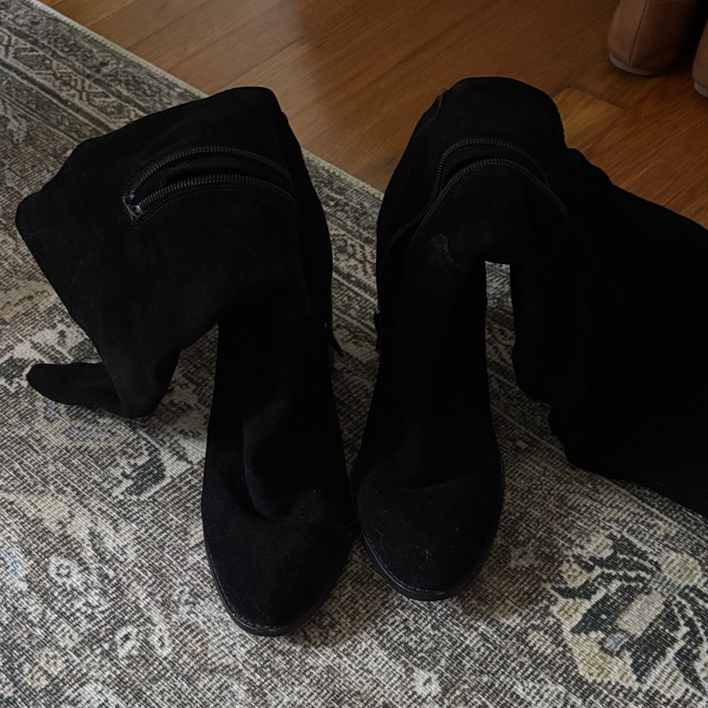 Steve Madden Roxana Black Heeled Boots